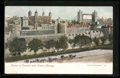 Cartolina londra torre - cartolina, di