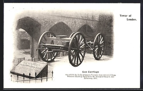 Torre londra gun carriage - londra,,